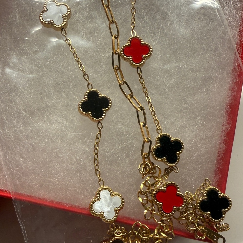 Clover Bracelet Stack